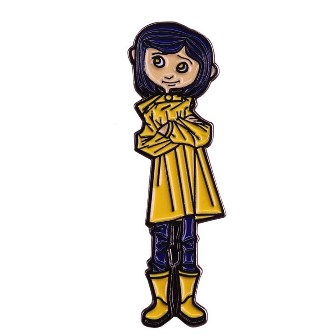 Coraline Enamel Pin Coraline Cosplay Coraline Brooch | Etsy