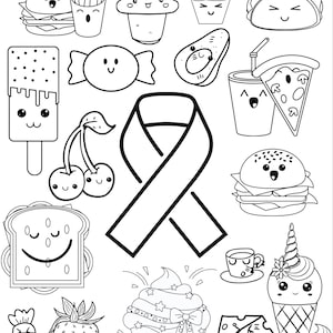 Kids Cancer Fight Coloring Page