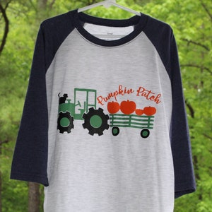Pumpkin Patch baseball tee