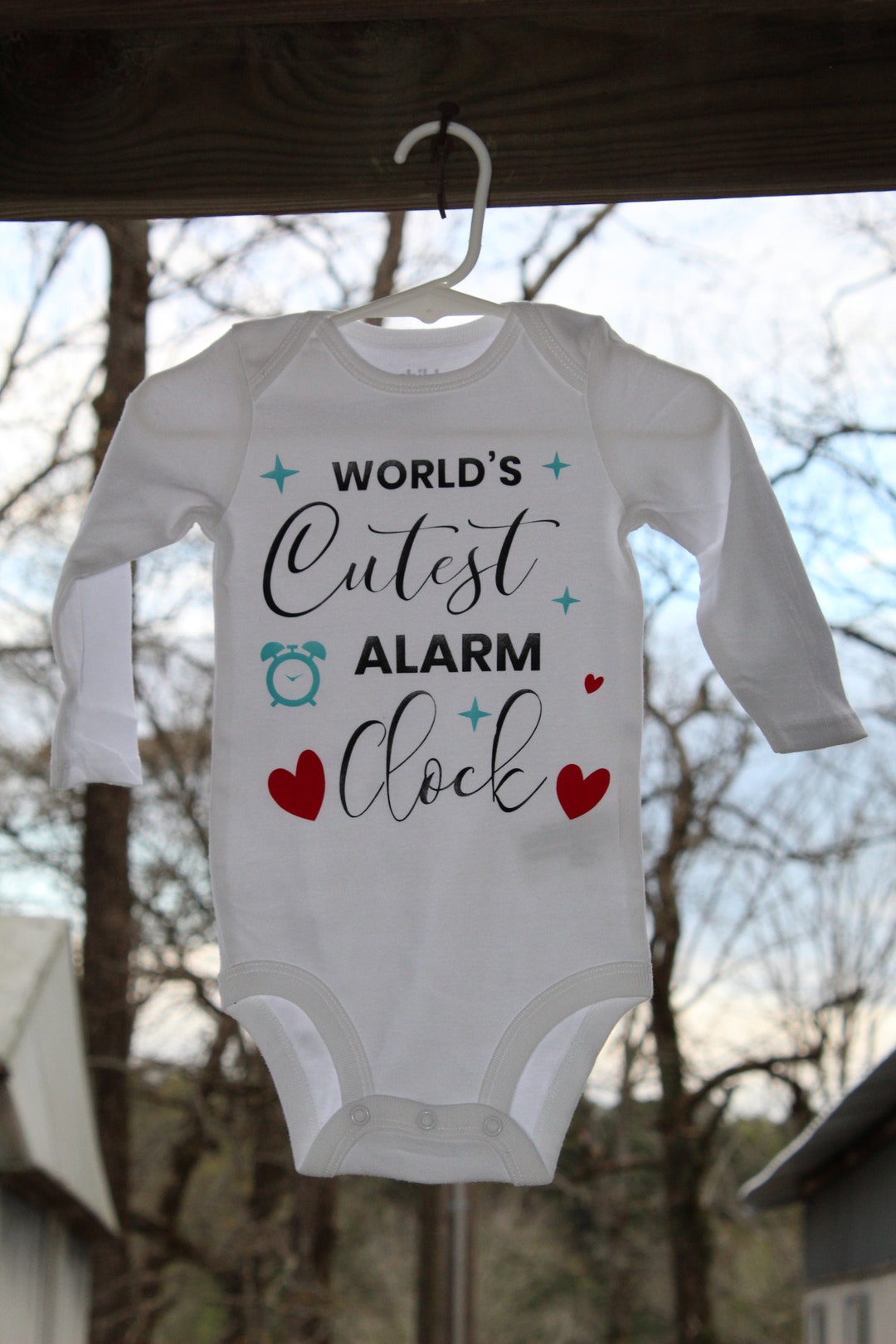 World's Cutest Alarm Clock Onesie Etsy