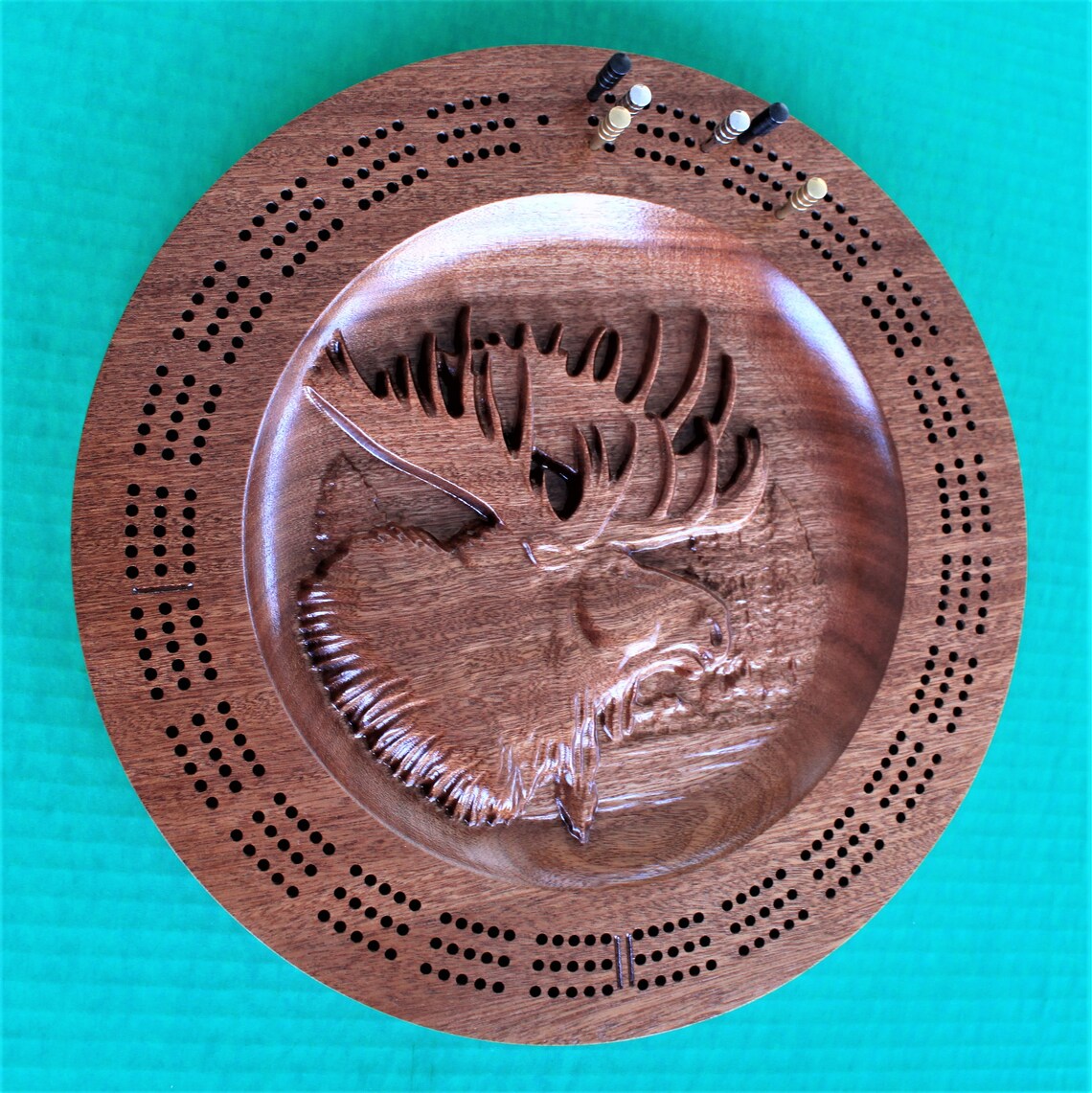 Carved Cribbage Board Custom Cribbage Board Cribbage Board Etsy Canada
