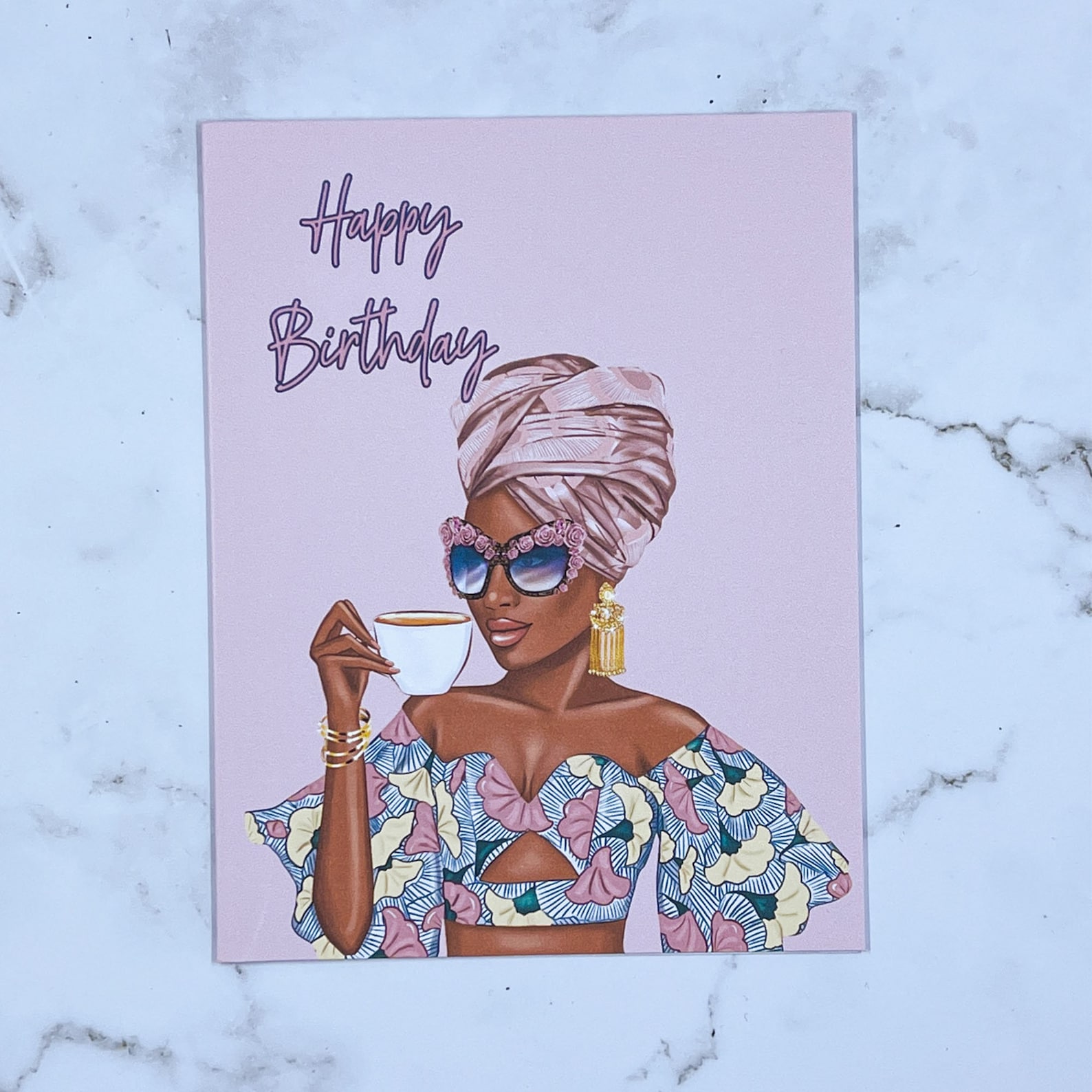 African American Birthday Cards - Card Set - Black Women Greeting Cards