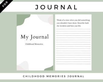 Journal For Exploring Childhood Memories: Therapy And Wellness Journal To Heal And Grow In Life