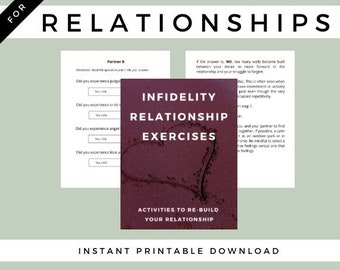 Infidelity Relationship Exercises: Affair Recovery Workbook Helping Couples Improve Their Marriage And Build Trust