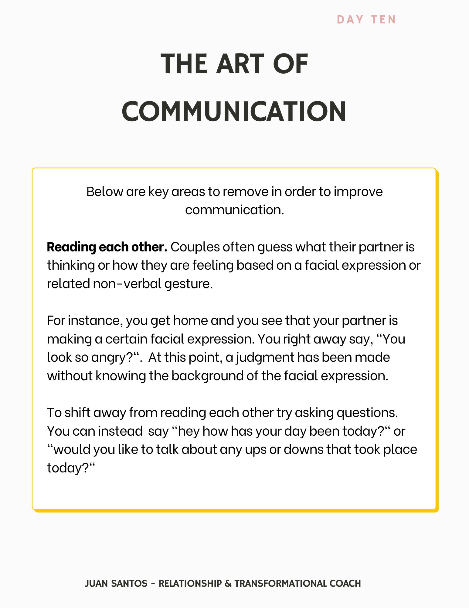 Pre-marital Counseling Printable Workbook: 10 Days of Relationship ...