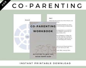 Co-Parenting Workbook PDF | Communication & Conflict Resolution Guide for Divorced or Separated Parents
