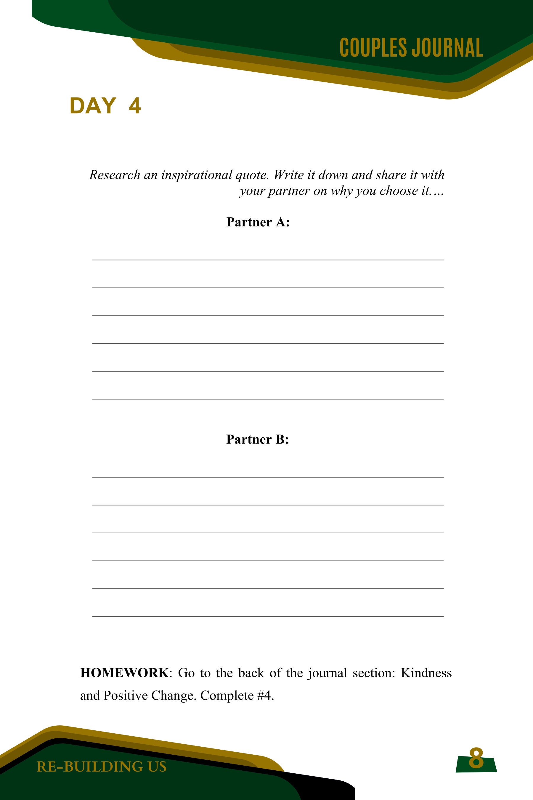 Couples Therapy Workbook PDF | Repair Your Relationship, Improve ...