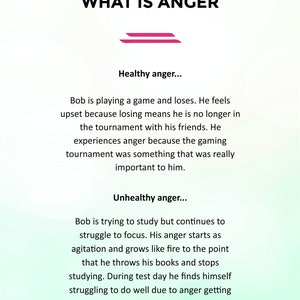 Anger Management Workbook for Adults PDF | Therapy Worksheets, Conflict Resolution Tools, Printable Journal image 3