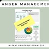 Buy Anger Management Printable Workbook Adults: 14 Day Therapy Workbook ...