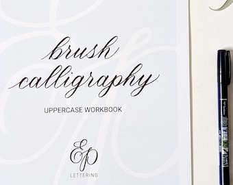 Brush Calligraphy - Uppercase Workbook PDF
