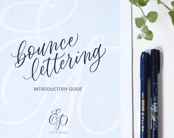 Bounce Lettering - Anleitung PDF