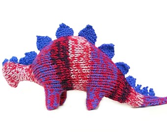 Dinosaurio rosa hecho a mano, regalo de dinosaurio para niños, dinosaurio bebé, juguete de dinosaurio suave, regalo para bebé, decoración de guardería, juguete suave para niños pequeños