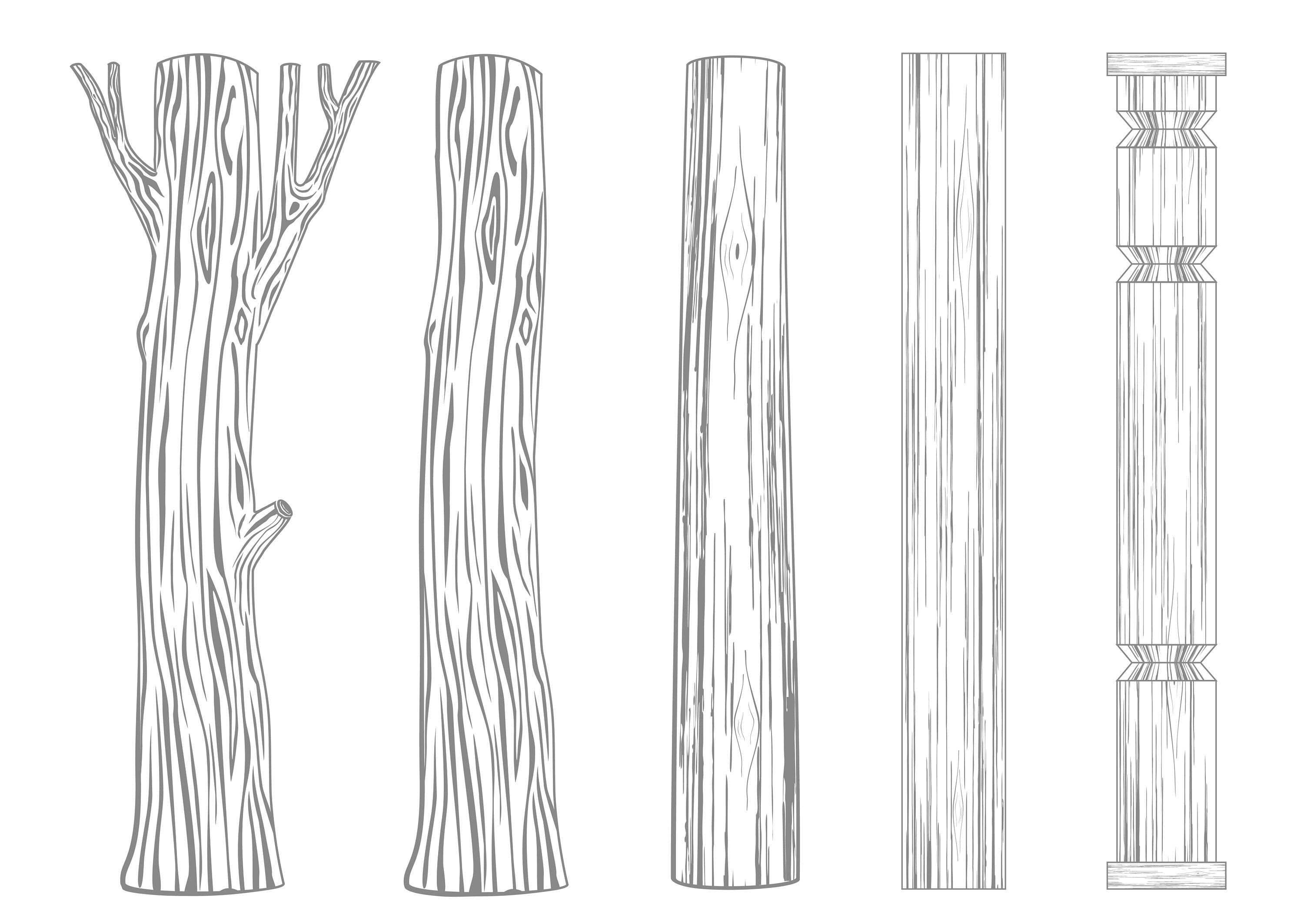Stick Tree Drawing