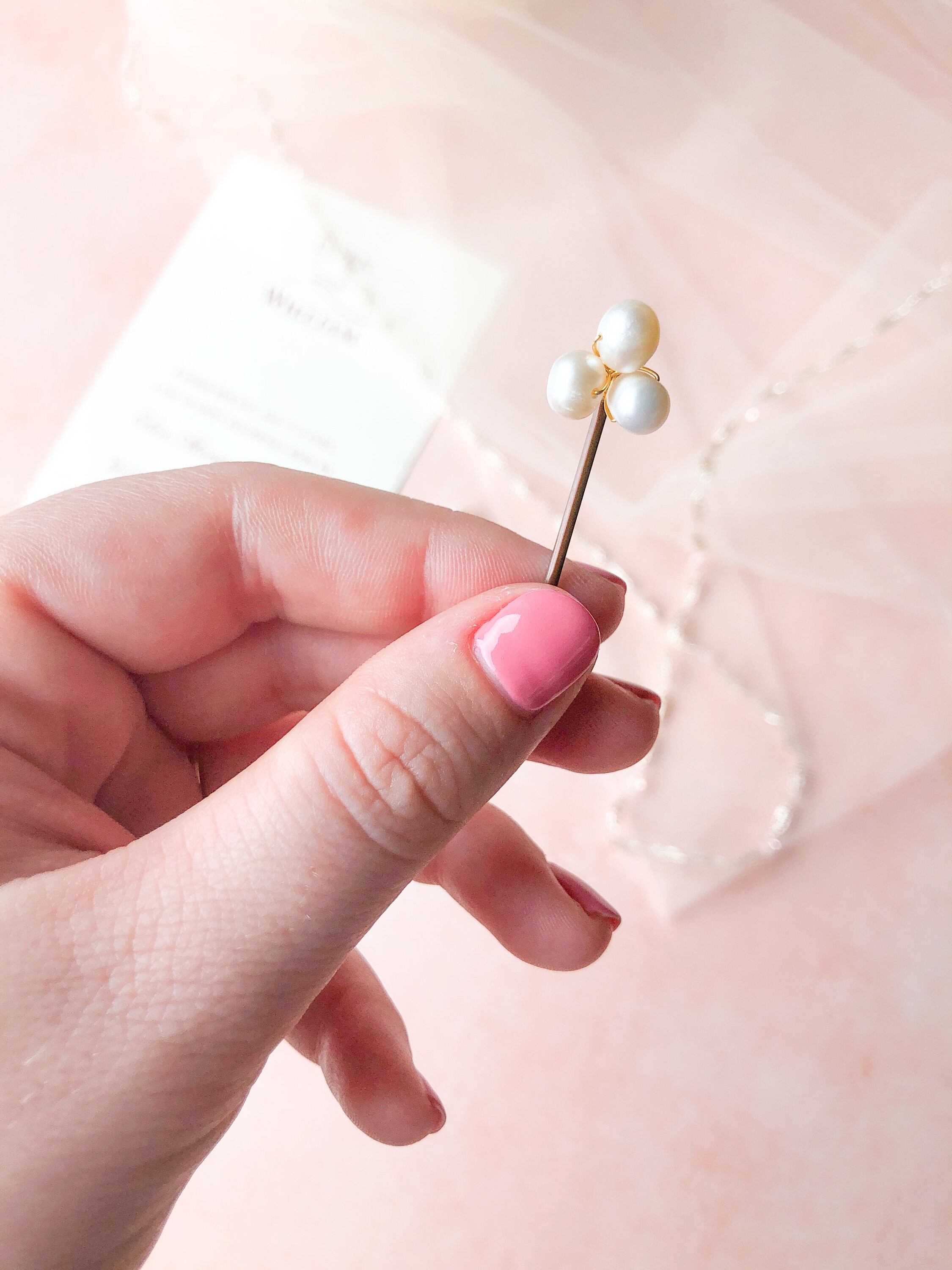 Bridesmaid Hair Pins 3 Bridesmaid Proposal Gift Etsy UK