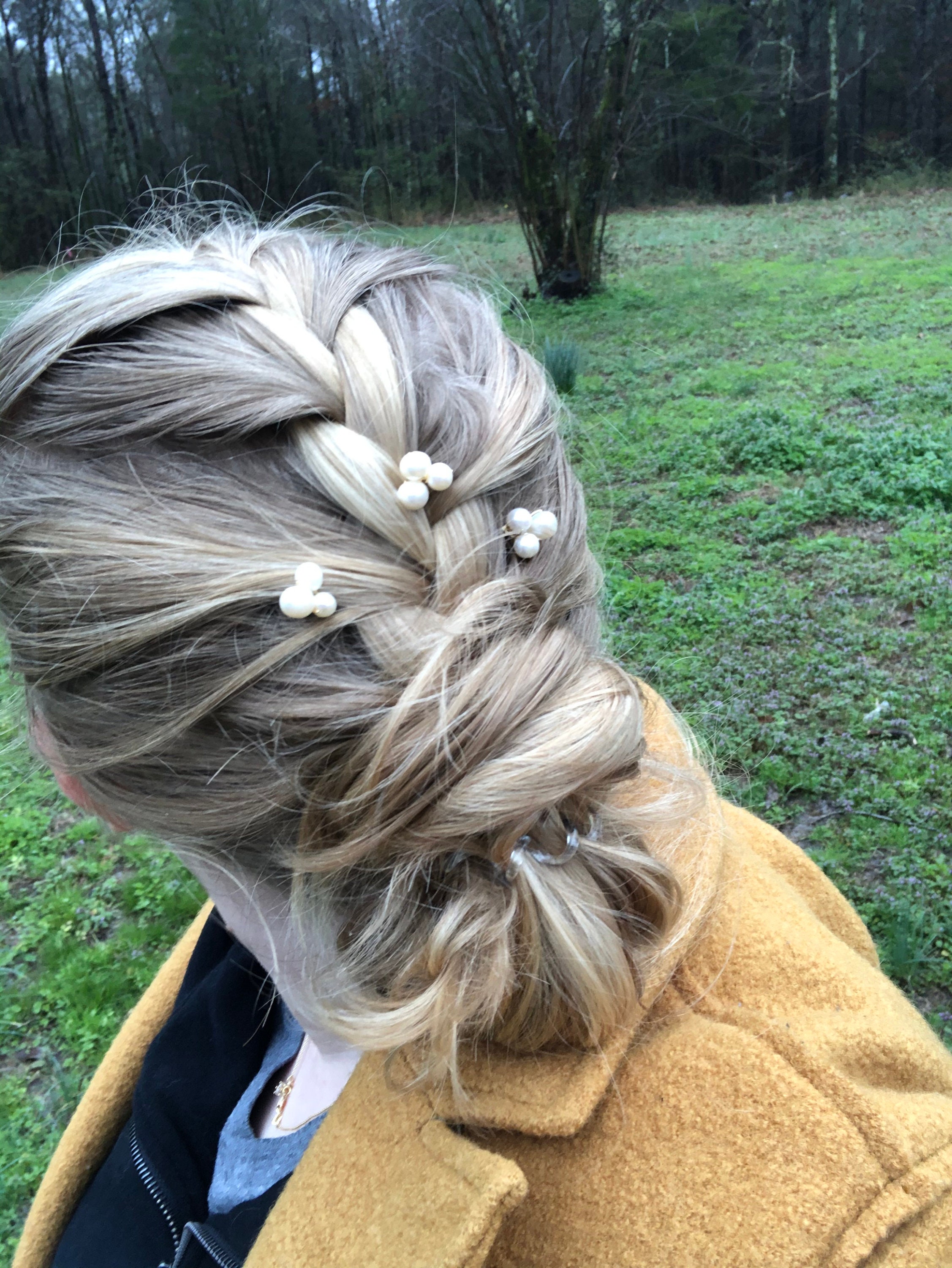Ivory Pearl Decorative Bobby Pins 3 Casual Bobby Pins Etsy