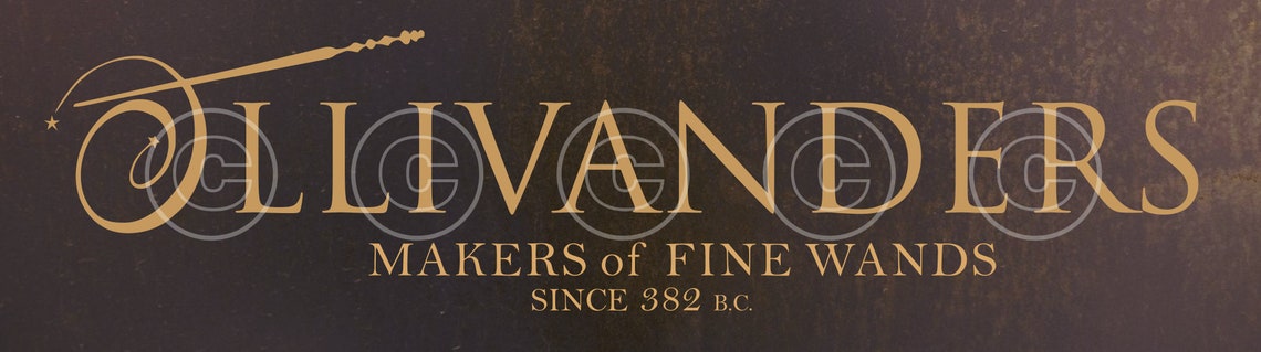 Ollivanders Wand Shop sign : Instant Download PDF and PNG | Etsy