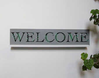 Handpainted Welcome sign