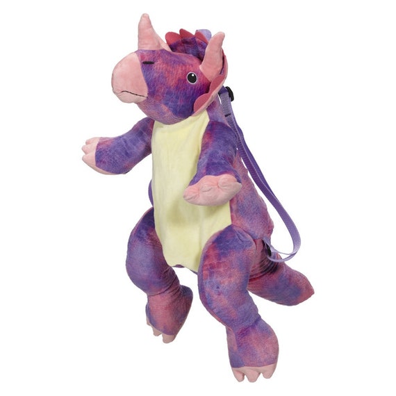 purple dinosaur backpack