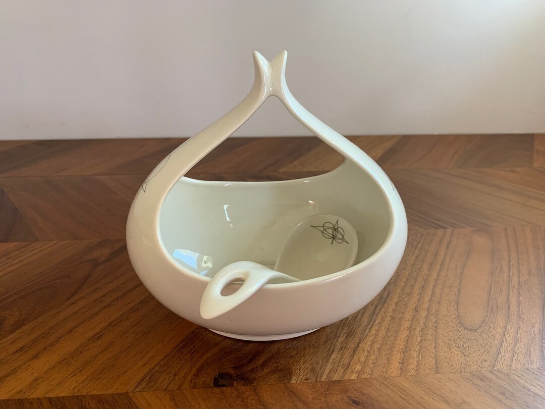 Vintage MCM Eva Zeisel Fantasy Gravy Boat With Spoon by Etsy