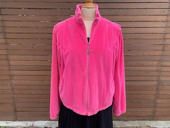 Veste De Survêtement Vintage Pierre Cardin Années 80 - Bleue Taille L, Fabriquée Aux USA
