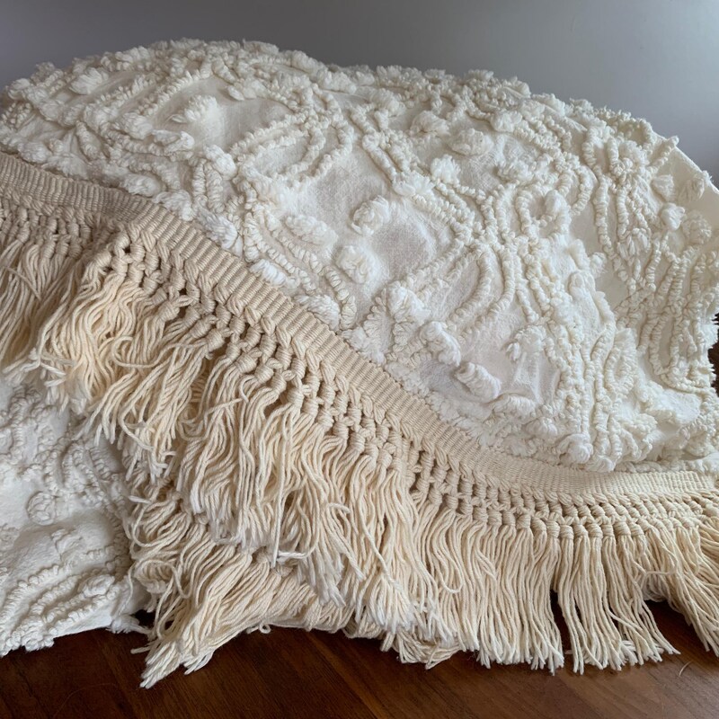 Chenille Bedspread Full Etsy