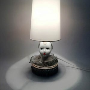 Vintage Bedside Light/ Table Lamp/ Girl Table Light/ Lamp With Jewelry Box/ Lightning/Table Decor/  70s