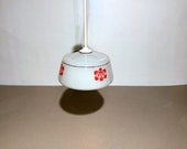 Vintage Ceiling Lamp Vintage Glass Pendant Lamp 70s glass lamp