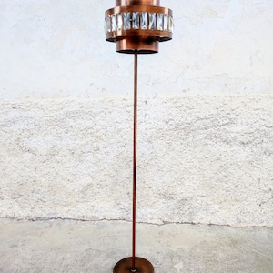 Vintage XL Floor Lamp /Retro Floor Lamp / 80&#39;s/ Metal and Brass Floor Lamp / Study Lamp / Retro Light /Vintage Lightning /Mid Century Modern