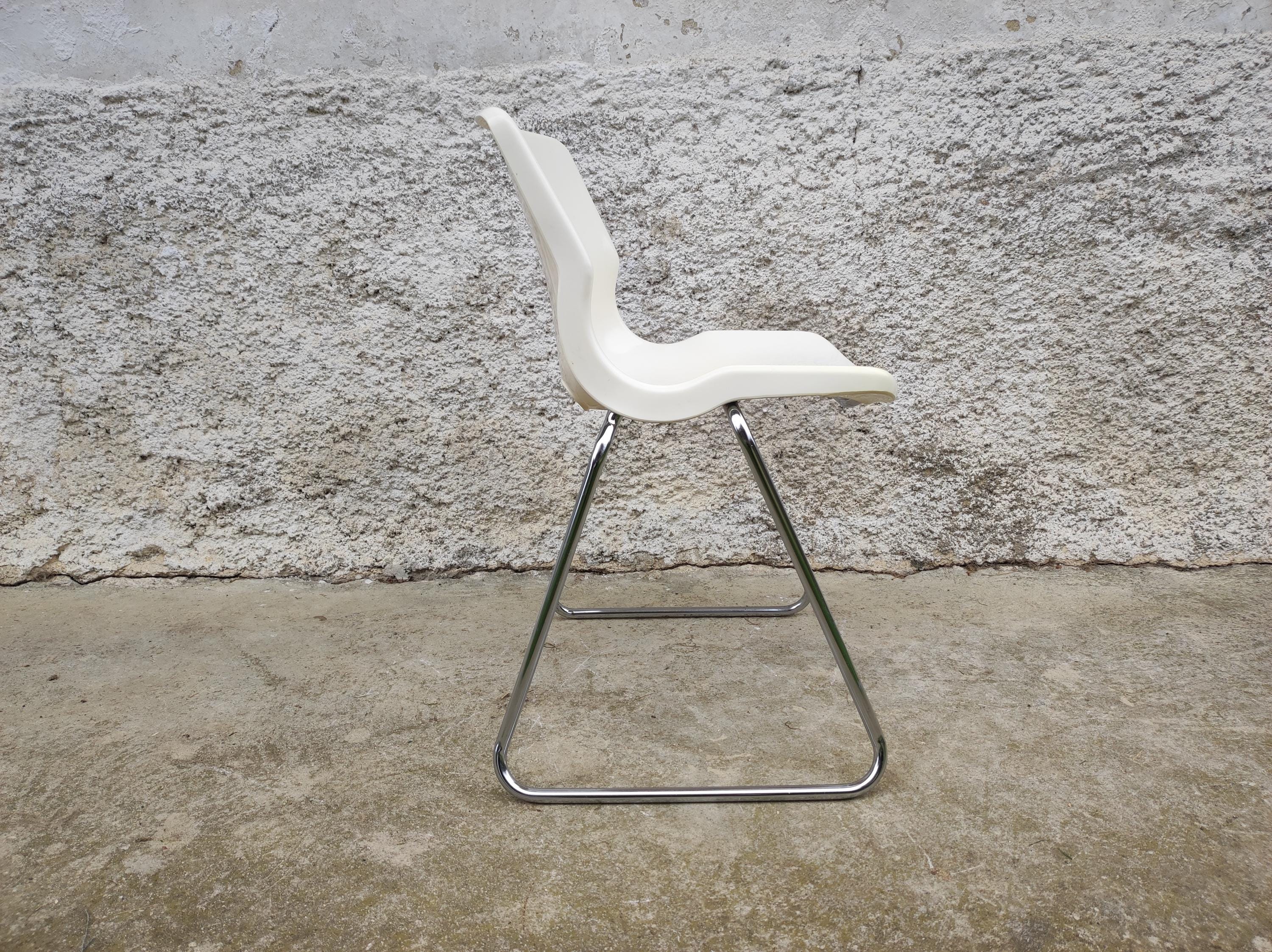 ヴィンテージ オーバーマン プラスチック ダイニングチェア