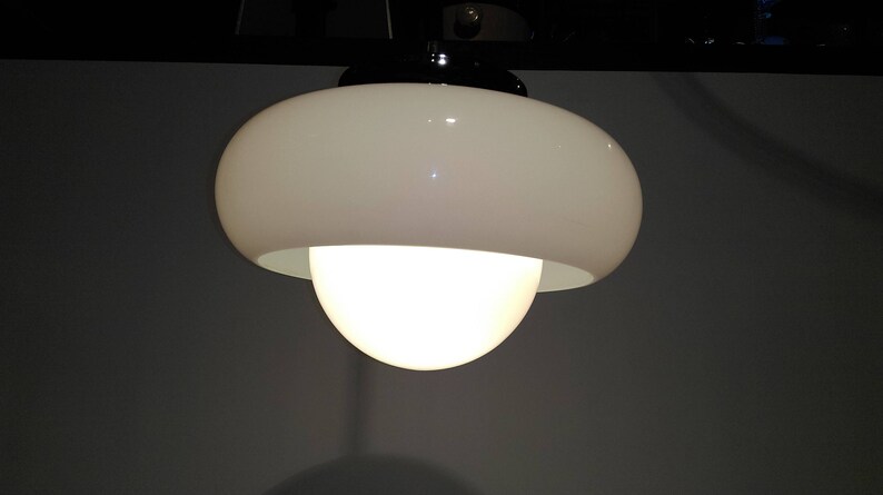 Vintage Guzzini Best Pendant Lamp Space Age Ceiling Image 0