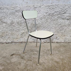 Vintage Old School Chair/ Retro Chair/ Old School Metal Chair/ Mid Century Chair/Modern Retro Metal Chair/ Vintage Furniture/ Space Age/ 70s