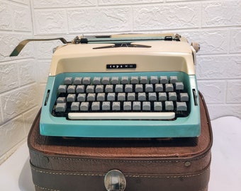 Machine à écrire portable vintage / Machine à écrire Top S M11 / Machine à écrire ancienne / Machine à écrire rare / Ancienne machine à écrire fonctionnelle / Yougoslavie / Années 60
