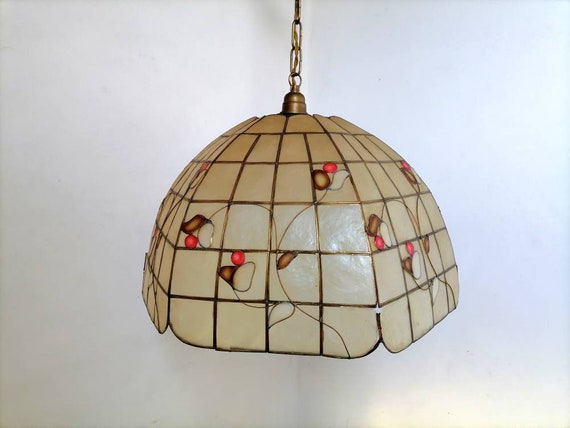 Capiz sale hanging lamp