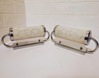 Vintage Pair of Table Lamps / Bedside Lamps / Night Lights / Desk Lamps / Art Deco Lights/ Vintage Lightning/ Yugoslavia/ Home Decor/ 50s