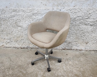 Mid Century Modern Swivel Egg Chair: Stol Kamnik Vintage Grey Office Chair