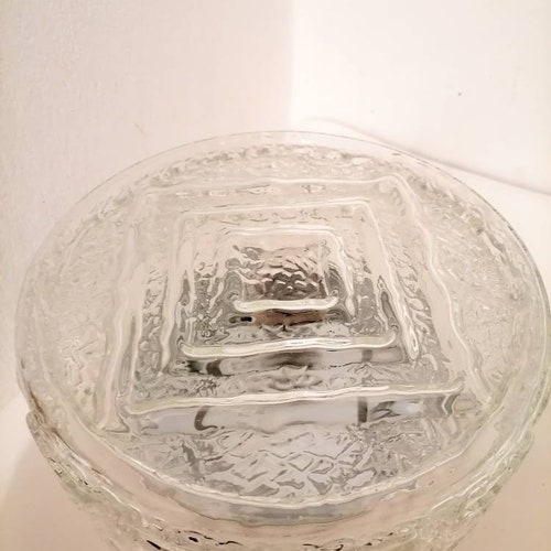 Vintage Pair of Glass Sconce/ Mid Century / Wall Lights / Lightning/ Wall shops Plafonieres/ 2 of 2 Glass Sconces/ 70s