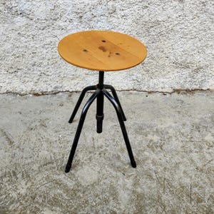 Vintage Swivel Stool/  Stol Kamnik Stool Chair/ Yugoslavia / Office Chair/ Industrial Chair/  Desk Chair/ Mid Century Office Chair/ 70s