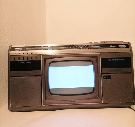 Vintage Portable Radio and Tv/ Philips Radio Tv/ Retro Etsy