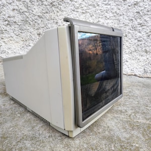 Vintage Computer Monitor/ Old Desktop Monitor/ Retro Computer Screen/ No-working Monitor/ Mid Century / Office Decor/ Digital VT510 / 90s