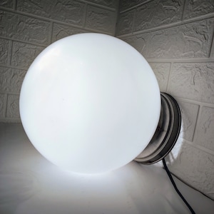 Vintage Wall Sconce / Vintage White Wall Plafoniere / Bauhaus Wall Lamp / 60s Lamp / Mid Century Modern / Industrial Lamp / Yugoslavia