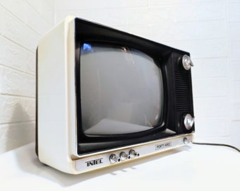 Mini TV portatile vintage Mezon Tele Star del 2004, anni '80