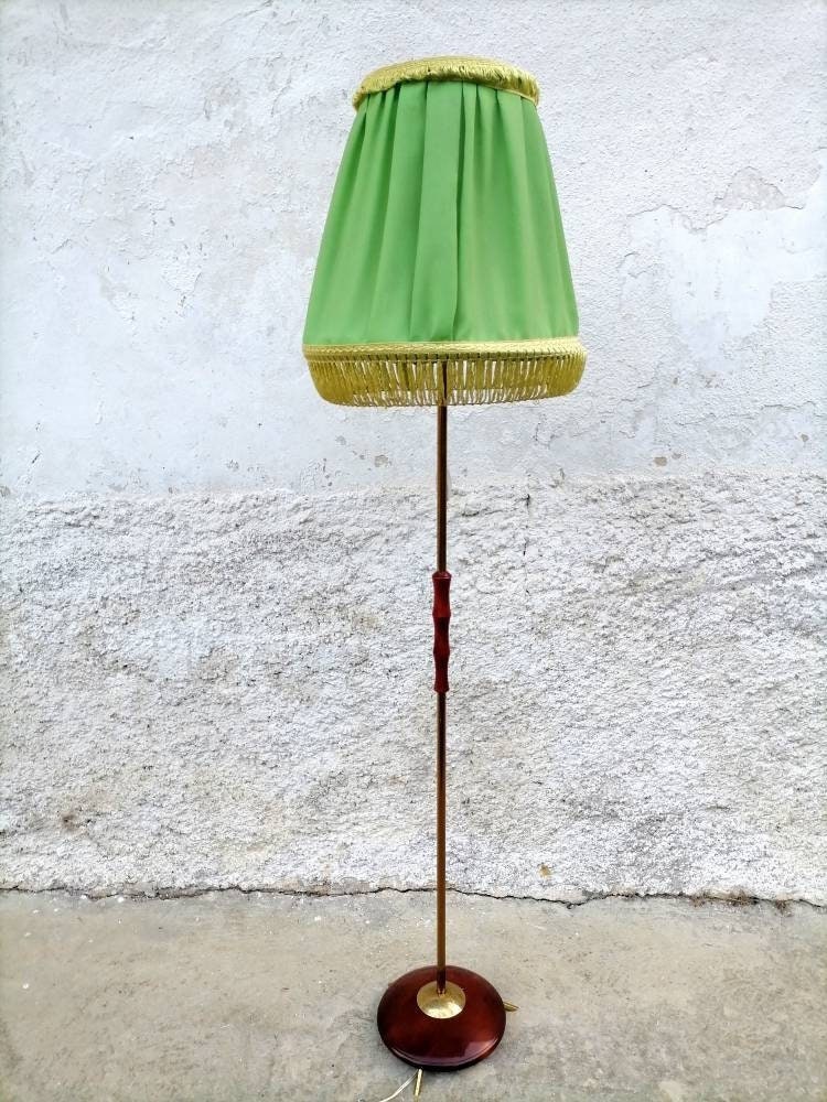 Vintage green on sale floor lamp
