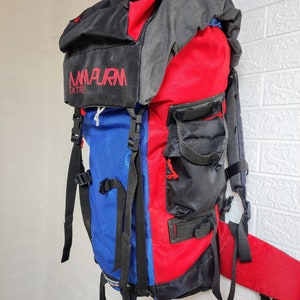 Vintage Backpack/ Old Backpack/ Vintage Rucksack / Retro /Retro Tourist Backpack/ Mid Century Retro Coloured Rucksack/ 80s