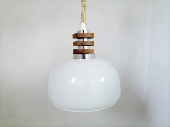Vintage Glass Lamp Glass Pendant Lamp Lighting Adjustable