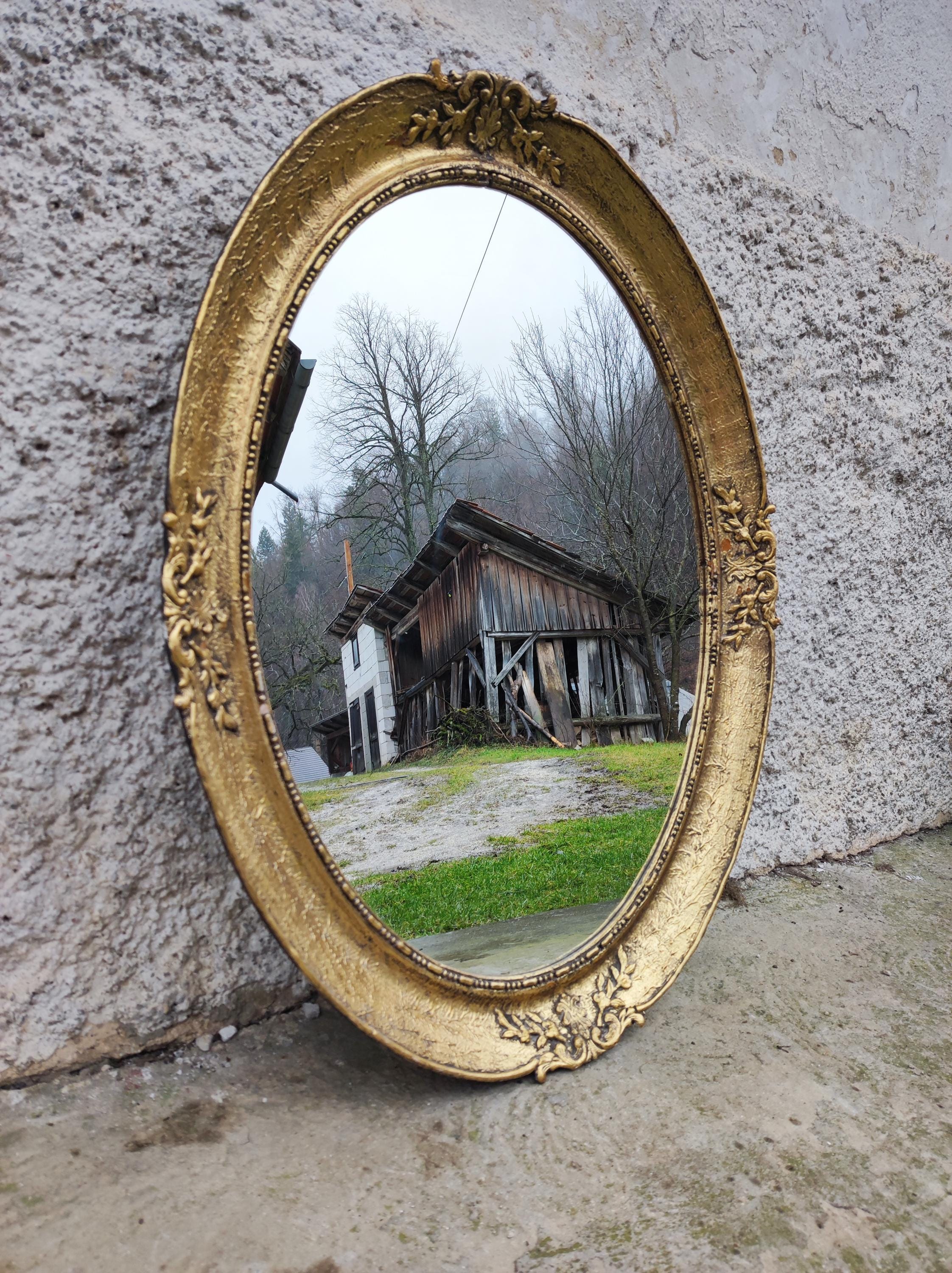 Miroir Mural Ovale SPACE Vintage, Style Rétro Et épuré Pour Déco Design
