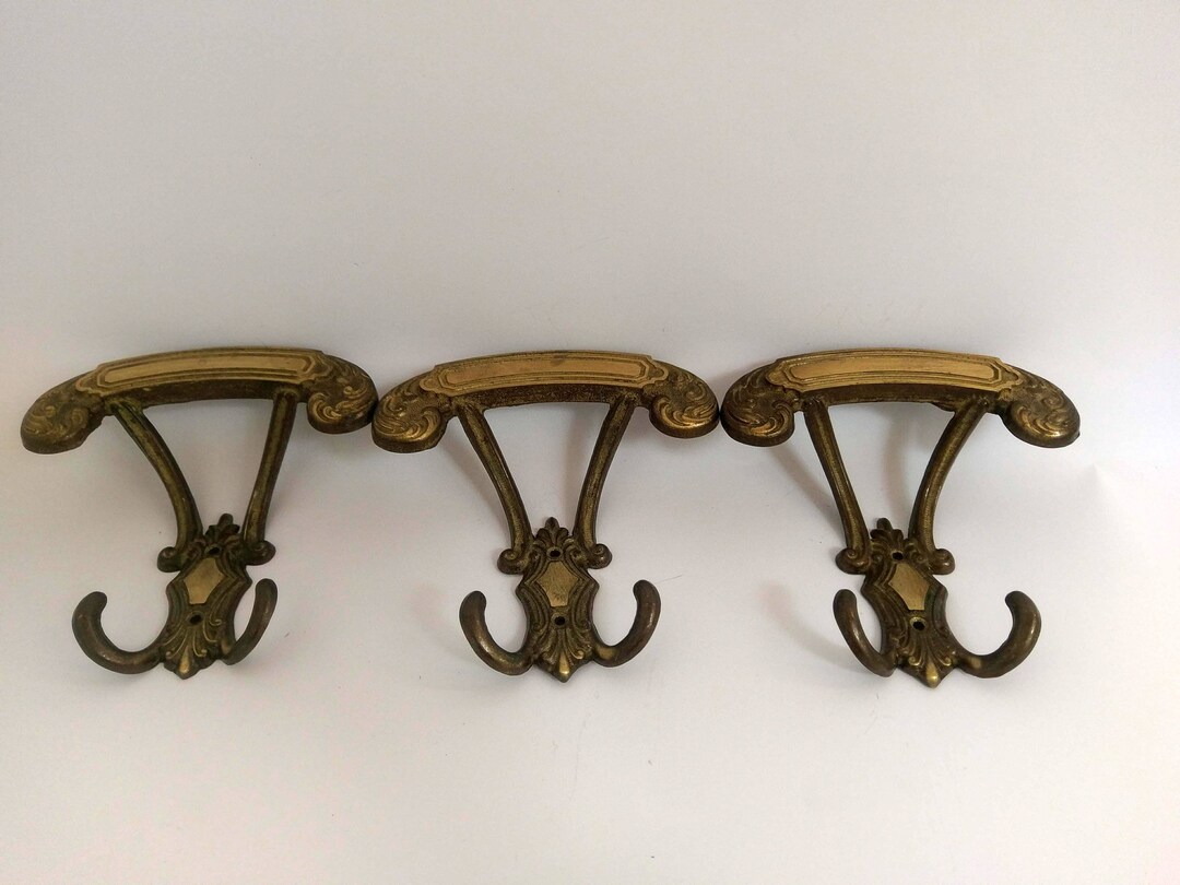 Vintage Wall Hangers/ Brass Wall Hangers/ Brass Hangers/ Wall Decor