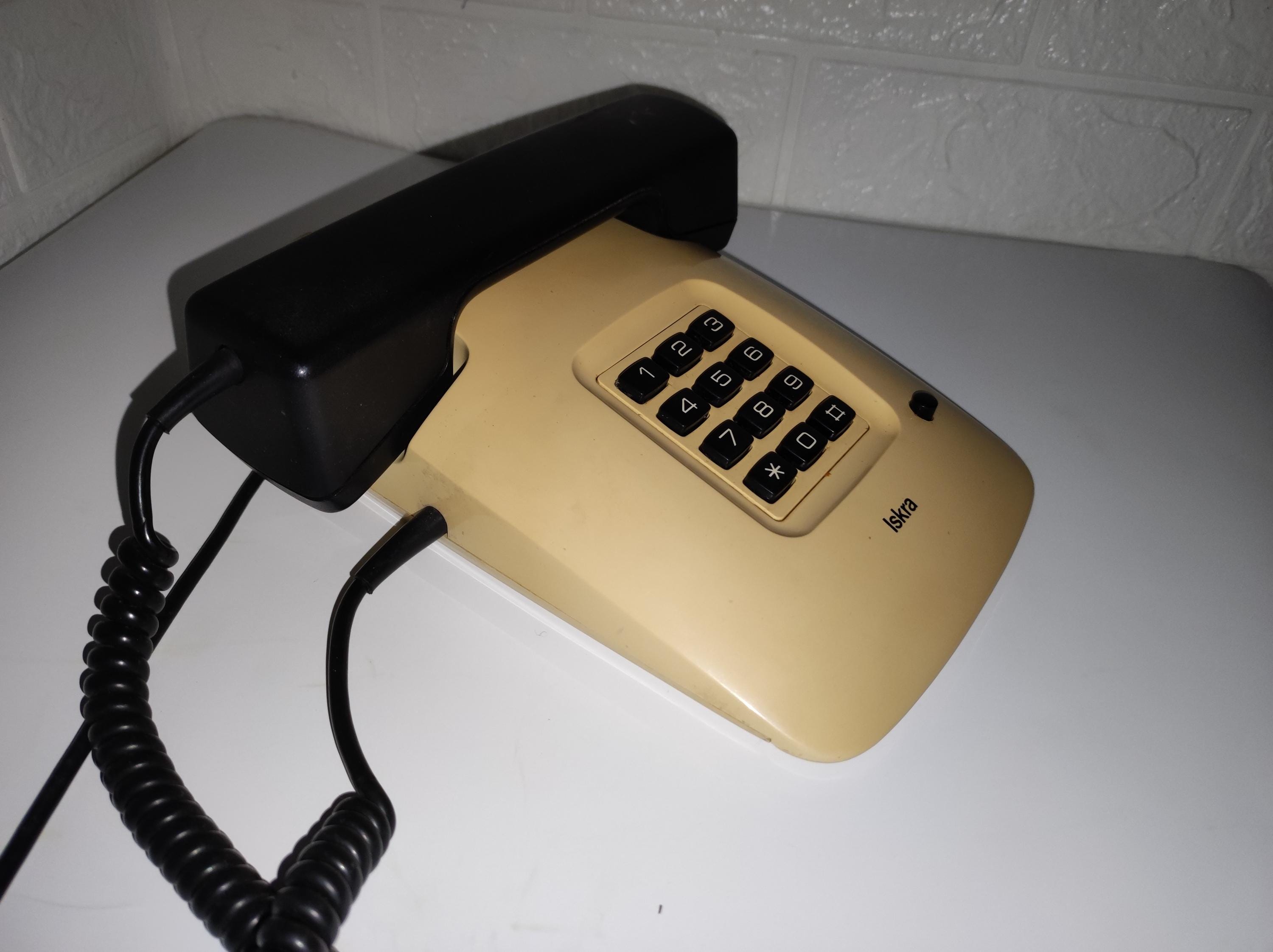 Vintage Telephone Iskra / Iskra Yugoslavia Phone/ Vintage Rotary