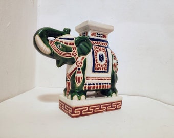 ヴィンテージ セラミック エレファント - フラワースタンド - Etsy 日本