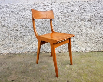Vintage Wooden Desk Chair / Retro Dining Chair / Vintage Furniture / School Chair/ Yugoslavia/ Mid Century / Old Dining Chair / 60s