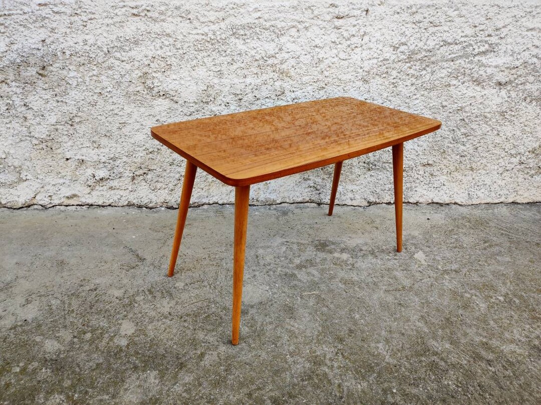Vintage Livingroom Table / Retro Wooden Table /mid Century Modern Table ...